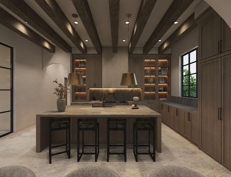 Furnished interior view inside a new home in , Dallas (Image 5).