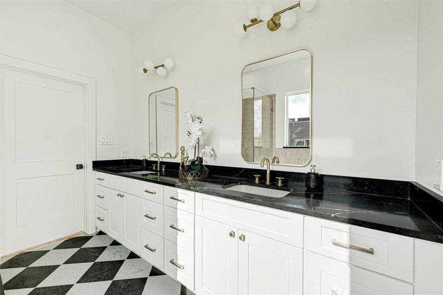 Furnished interior view inside a new home in , Houston (Image 24).