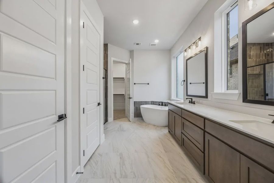 Furnished interior view inside a new home in The Grove Frisco, Frisco (Image 7).