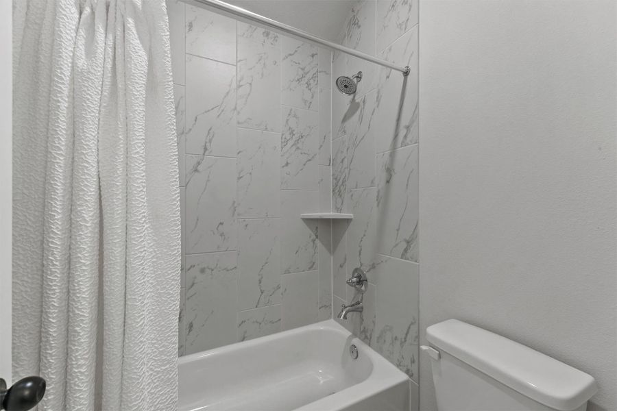 Secondary Bathroom shower/tub combo Secondary Bathroom shower/tub combo