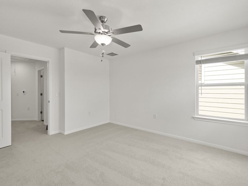Spacious, unfurnished interior of a new home in Whisper Valley, Manor (Image 28). Spacious, unfurnished interior of a new home in Whisper Valley, Manor (Image 28).