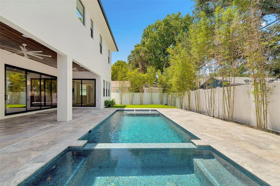 Exterior details and patio area of a home in , Tampa (Image 35).