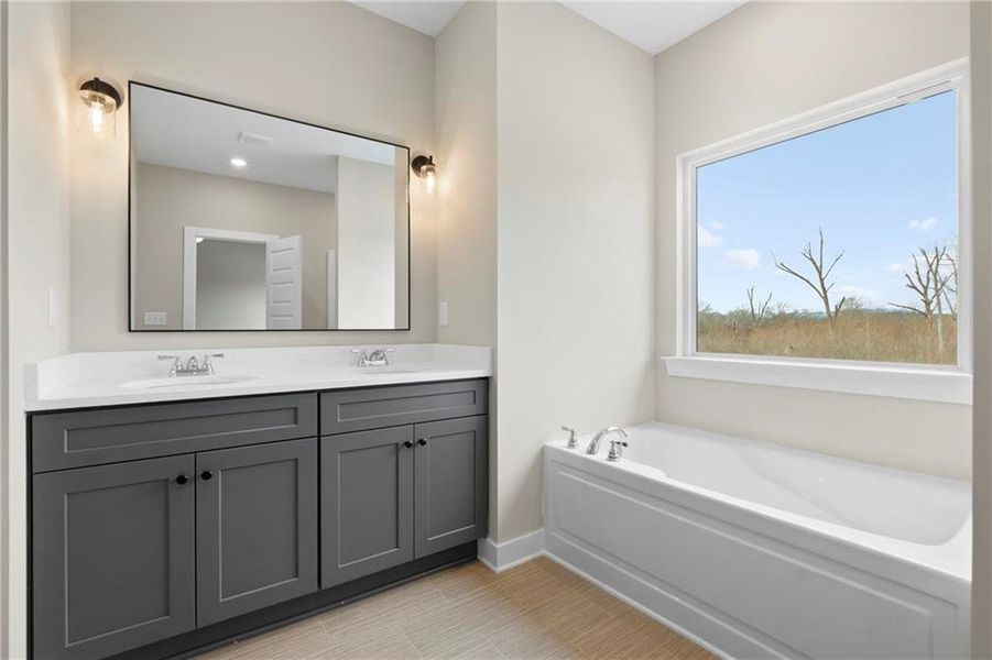 Furnished interior view inside a new home in , Cartersville (Image 6). Furnished interior view inside a new home in , Cartersville (Image 6).