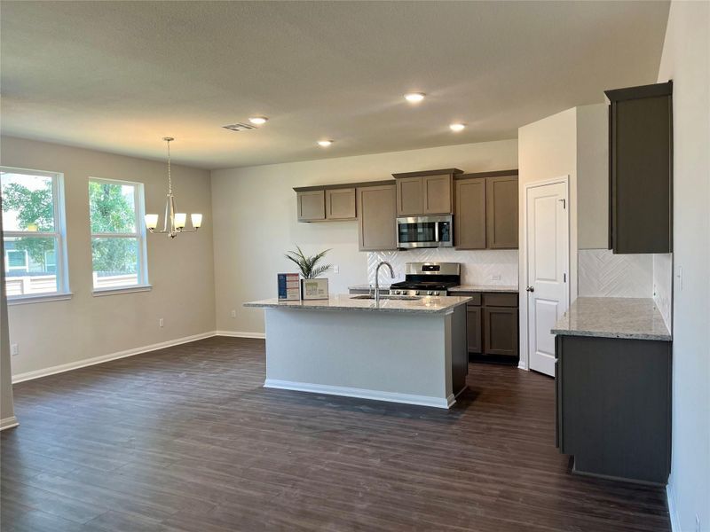 Furnished interior view inside a new home in Anthem Cottages, Kyle (Image 4).