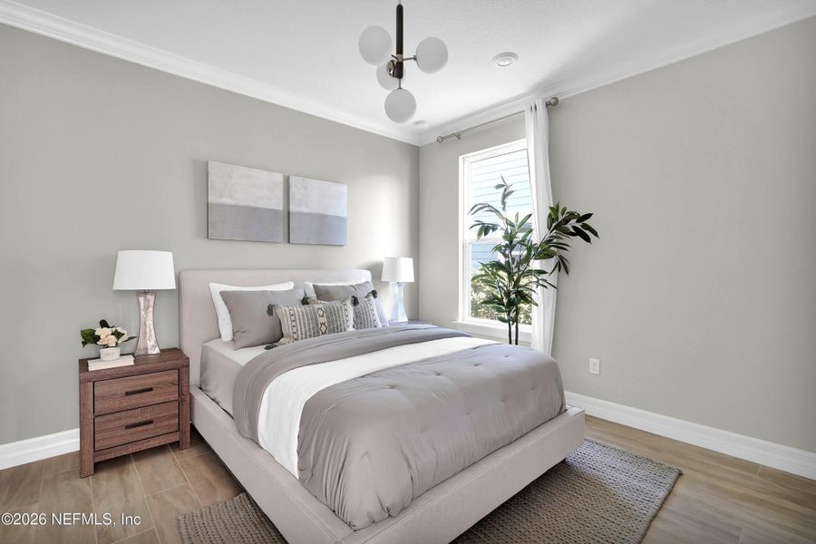 Furnished interior view inside a new home in , Yulee (Image 7).