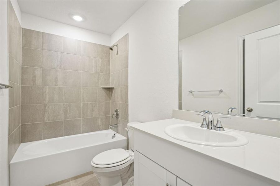 Photo is not of the actual home, but is an inspirational photo of builder’s model home and may depict options, furnishings, and/or decorator features that are not included.