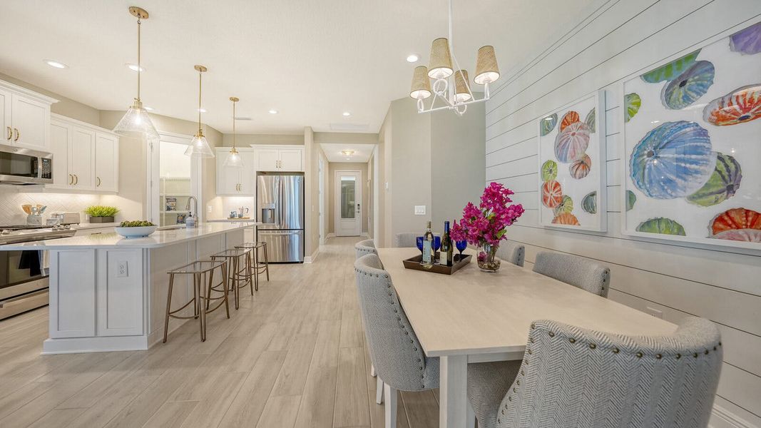 Furnished interior view inside a new home in Vistera of Venice, Nokomis (Image 18).