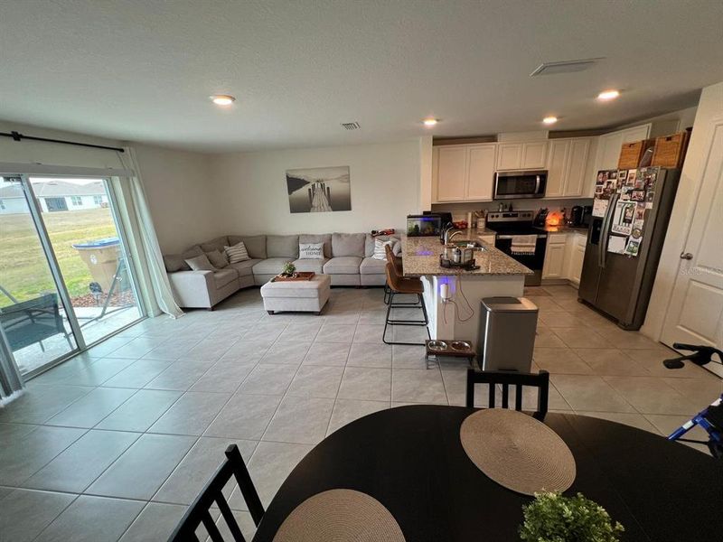 Furnished interior view inside a new home in , Harmony (Image 4).