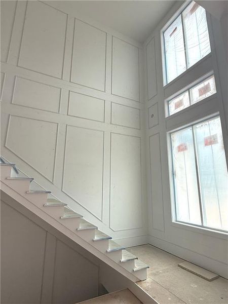 In-progress construction of a new home in , Flowery Branch, GA (Image 6).