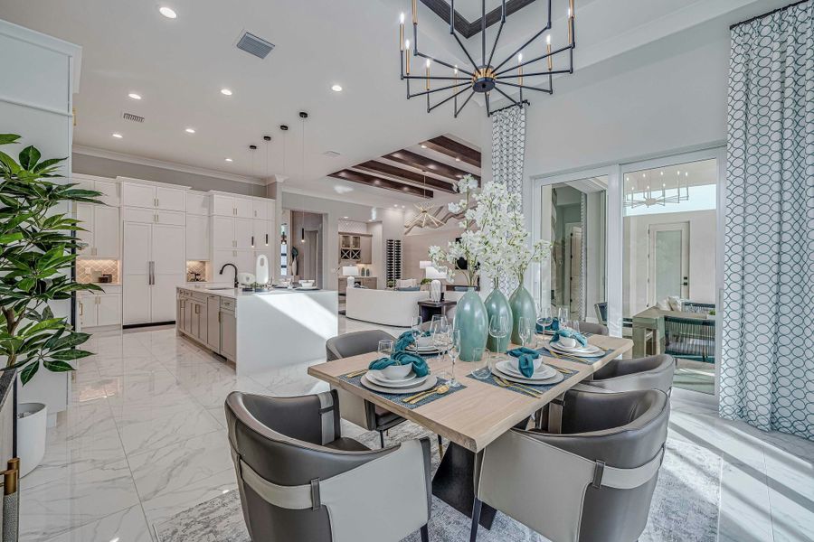 2D floor plan layout for the Sand Dollar Grande by GHO Homes in The Strand, Indian River Shores, FL (Image 70).