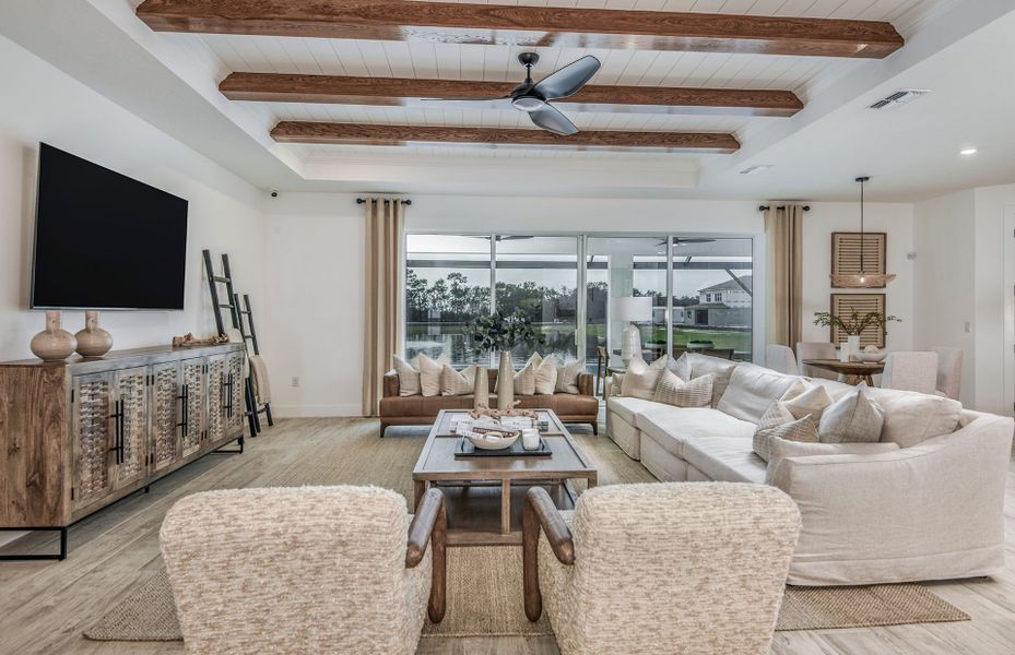 Furnished interior view inside a new home in Riverwood, Zephyrhills (Image 15).