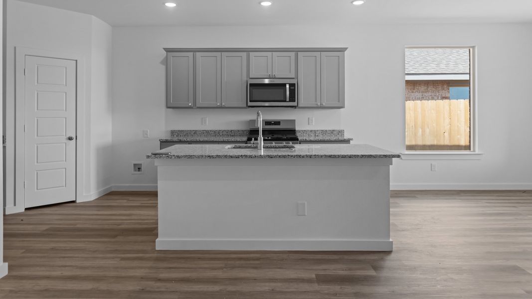 Representative furnished interior of a home built from the The Oxford by D.R. Horton in Allen Farms, Lubbock (Image 3).