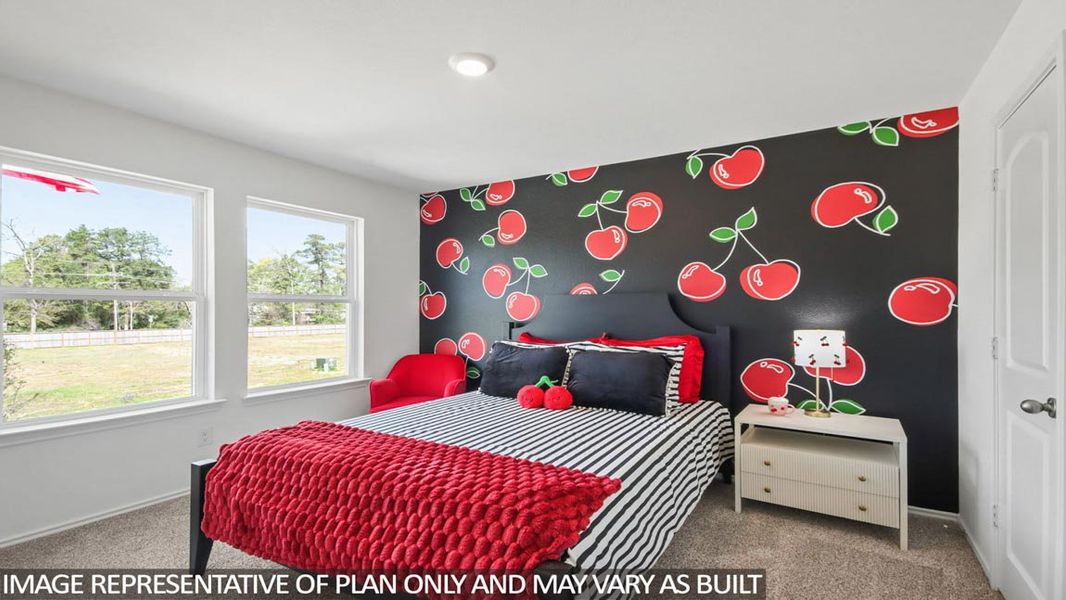 Representative furnished interior of a home built from the Justin by D.R. Horton in Presswoods, Splendora (Image 5).
