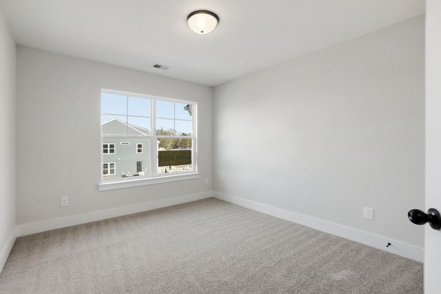 Spacious, unfurnished interior of a new home in Blythe Mill Townhomes, Waxhaw (Image 37). Spacious, unfurnished interior of a new home in Blythe Mill Townhomes, Waxhaw (Image 37).