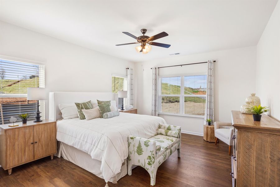 Representative furnished interior of a home built from the Denton by D.R. Horton in Sweet Briar, Ooltewah (Image 16).