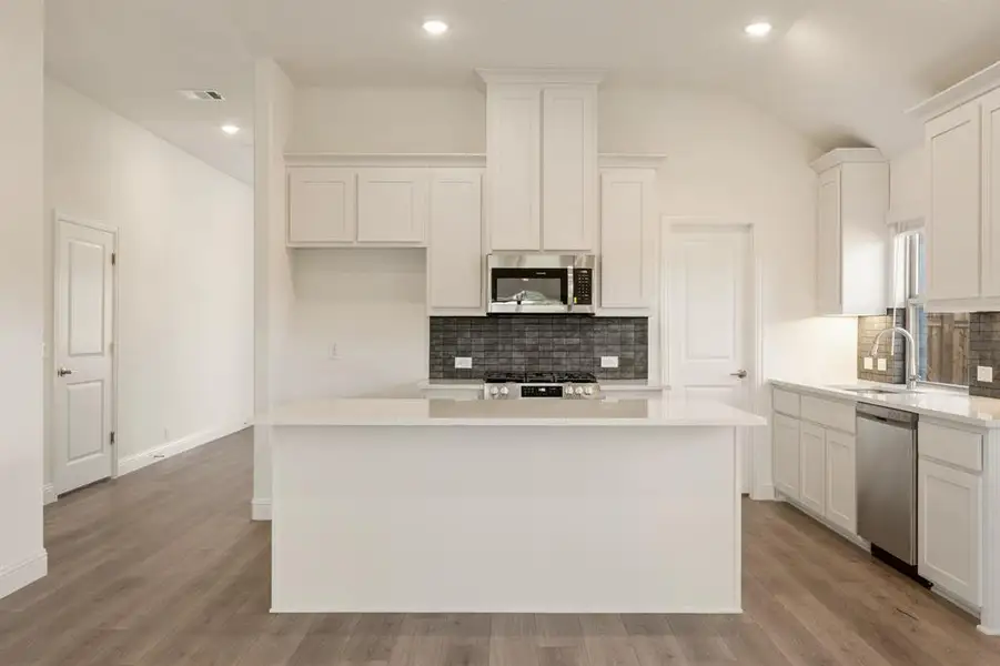 Furnished interior view inside a new home in East Oak Creek 60-65, Commerce (Image 7).