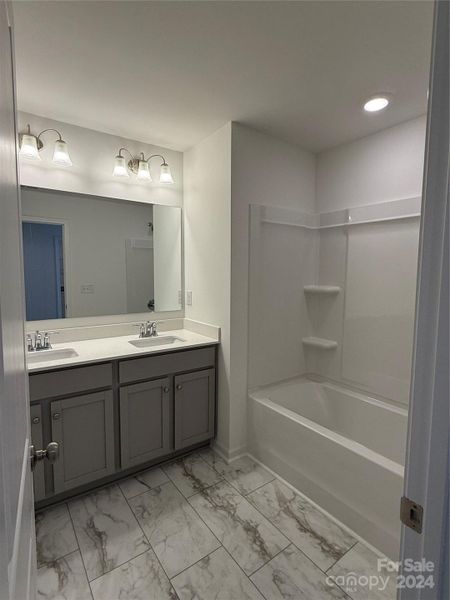 Secondary bathroom