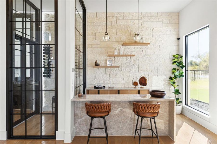 Furnished interior view inside a new home in , Bartonville (Image 11). Furnished interior view inside a new home in , Bartonville (Image 11).