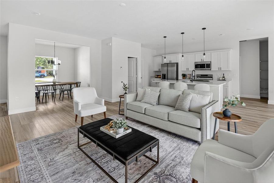 Furnished interior view inside a new home in , Ocala (Image 8).