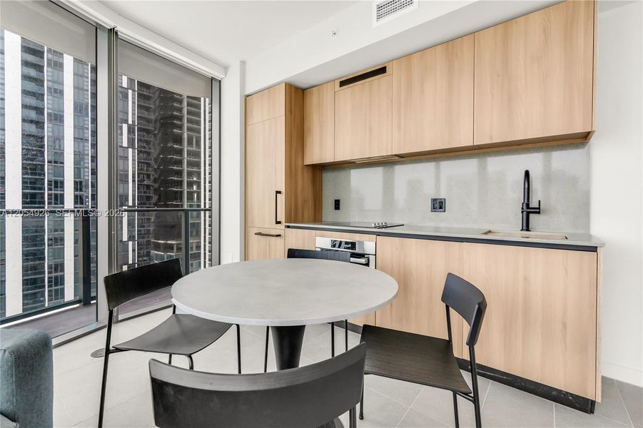 Furnished interior view inside a new home in , Miami (Image 9). Furnished interior view inside a new home in , Miami (Image 9).