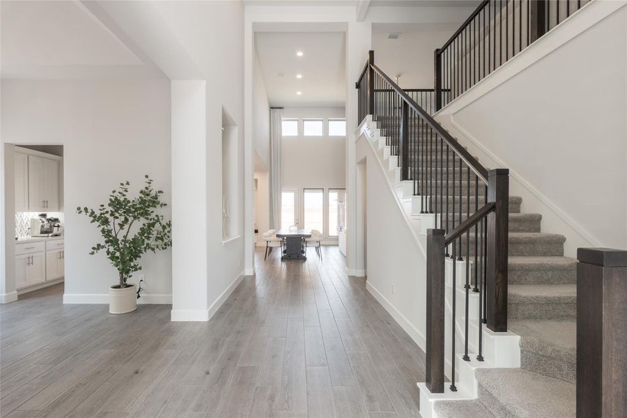 Furnished interior view inside a new home in Elyson, Katy (Image 16).