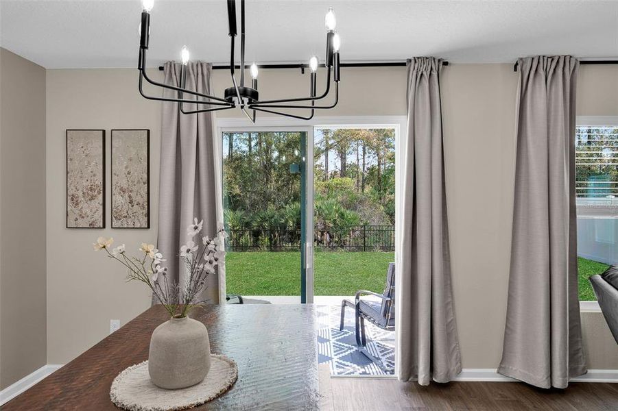 Furnished interior view inside a new home in Sawmill Branch, Palm Coast (Image 14).