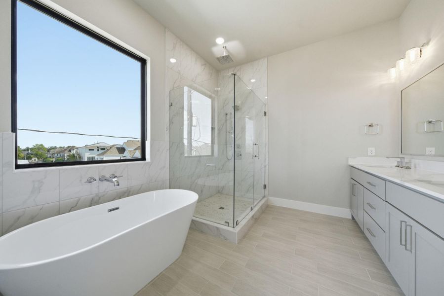 Furnished interior view inside a new home in Spring Valley Creek, Houston (Image 7).