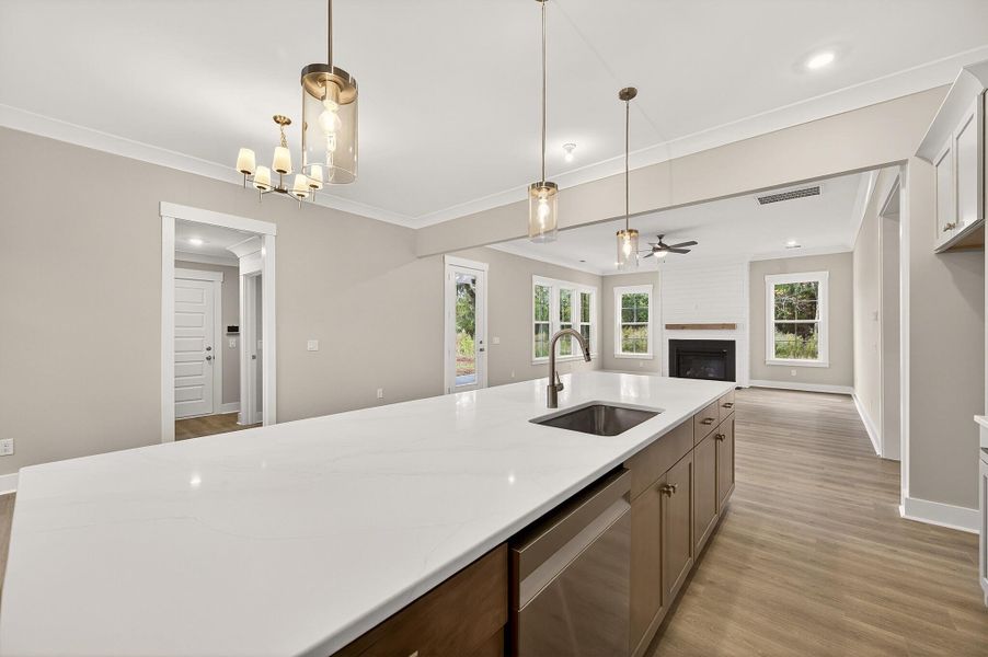Furnished interior view inside a new home in Johns Island Homes, Johns Island (Image 10). Furnished interior view inside a new home in Johns Island Homes, Johns Island (Image 10).
