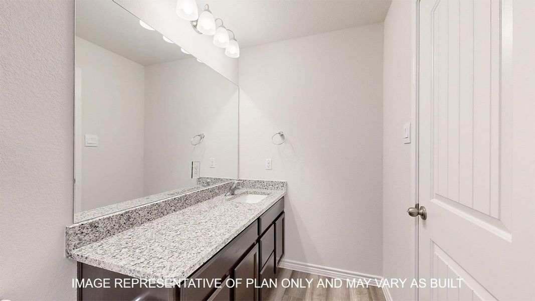 Furnished interior view inside a new home in Turnbo Ranch Traditions, Killeen (Image 12).