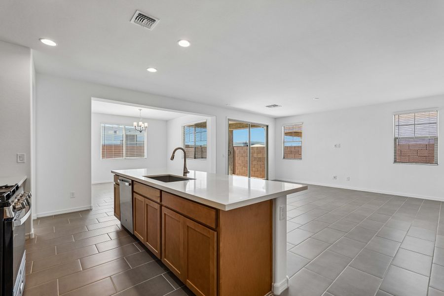 Furnished interior view inside a new home in Hawes Crossing, Mesa (Image 10).