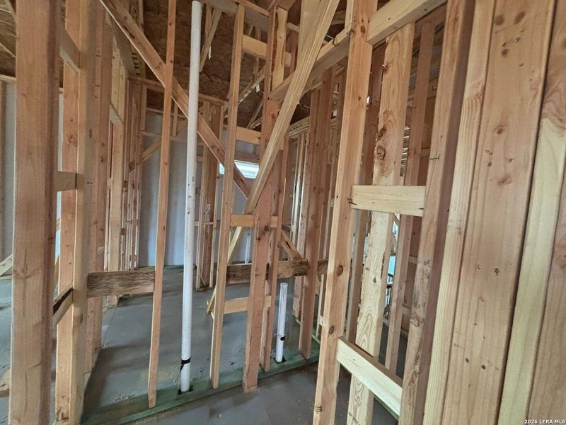 In-progress construction of a new home in The Summit at Saddlebrook Ranch 55's, Schertz, TX (Image 26). In-progress construction of a new home in The Summit at Saddlebrook Ranch 55's, Schertz, TX (Image 26).