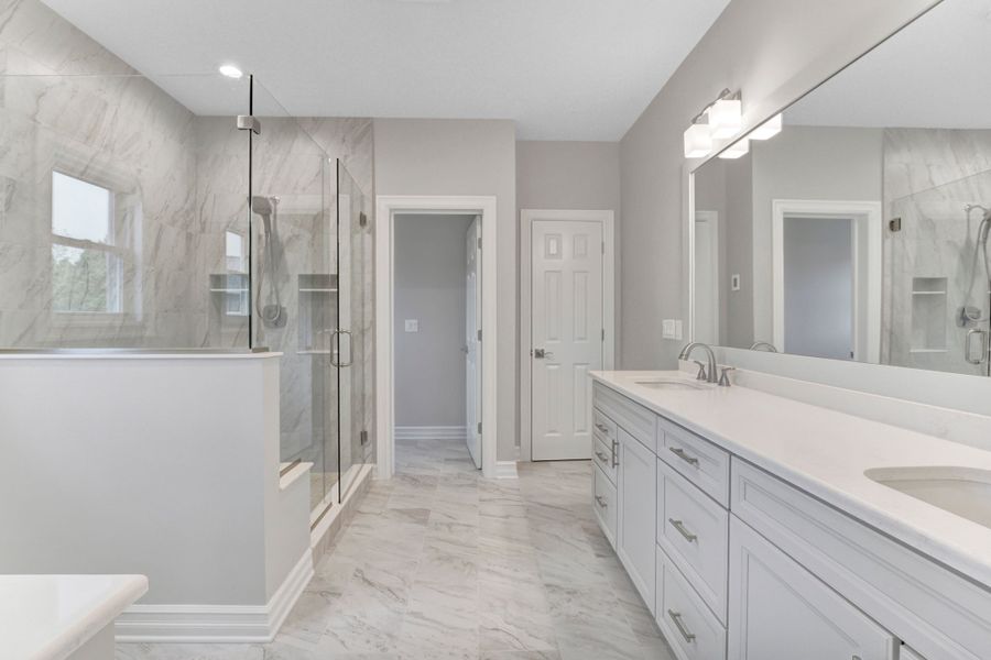 Representative furnished interior of a home built from the The Berkley by Forbes Capretto Homes in Cannon Woods, Clarence (Image 8).
