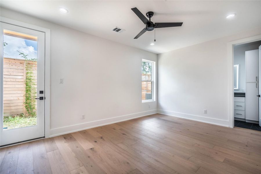 Secondary 1st floor Bedroom - Estimated completion July 31, 2025. Features 3 beds, 3.5 baths, 2 car garage, private driveway, office space, backyard and stainless steel Bosch appliances. Secondary 1st floor Bedroom - Estimated completion July 31, 2025. Features 3 beds, 3.5 baths, 2 car garage, private driveway, office space, backyard and stainless steel Bosch appliances.