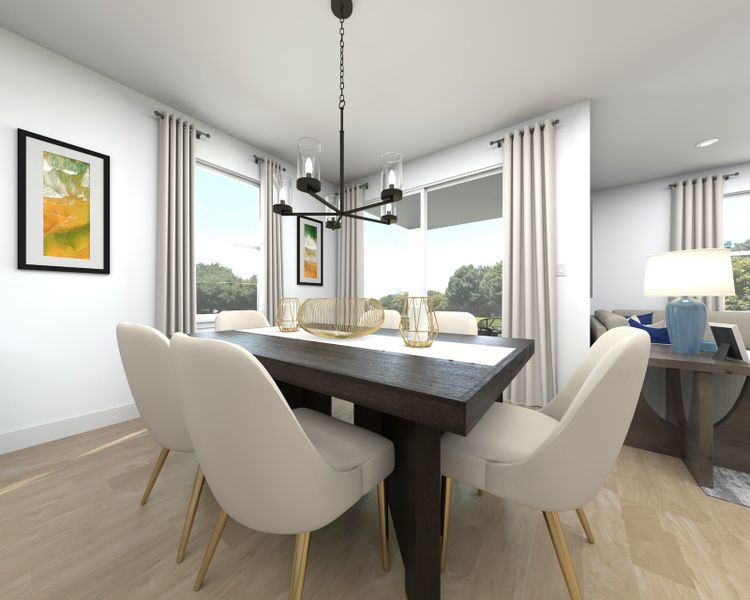 Rendering of the Corsica Dining Room