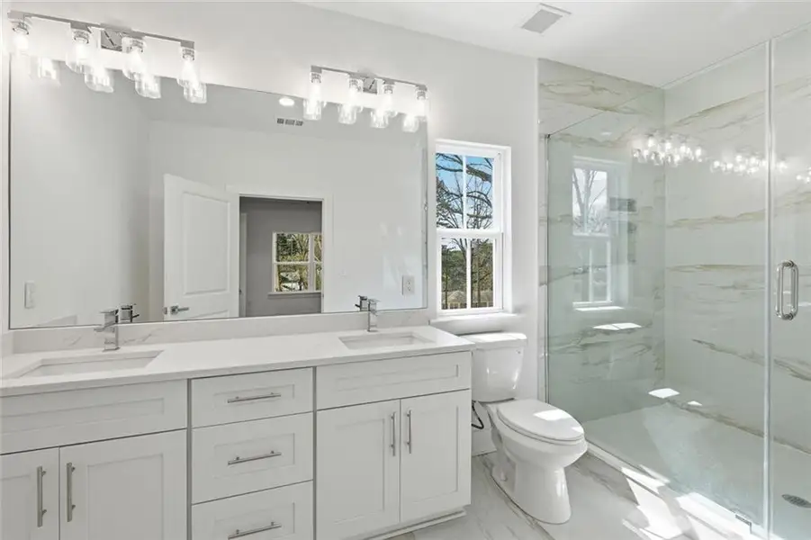 Furnished interior view inside a new home in , Alpharetta (Image 6).