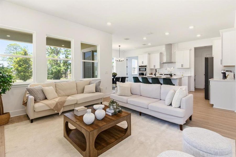 Furnished interior view inside a new home in , Winter Garden (Image 14).