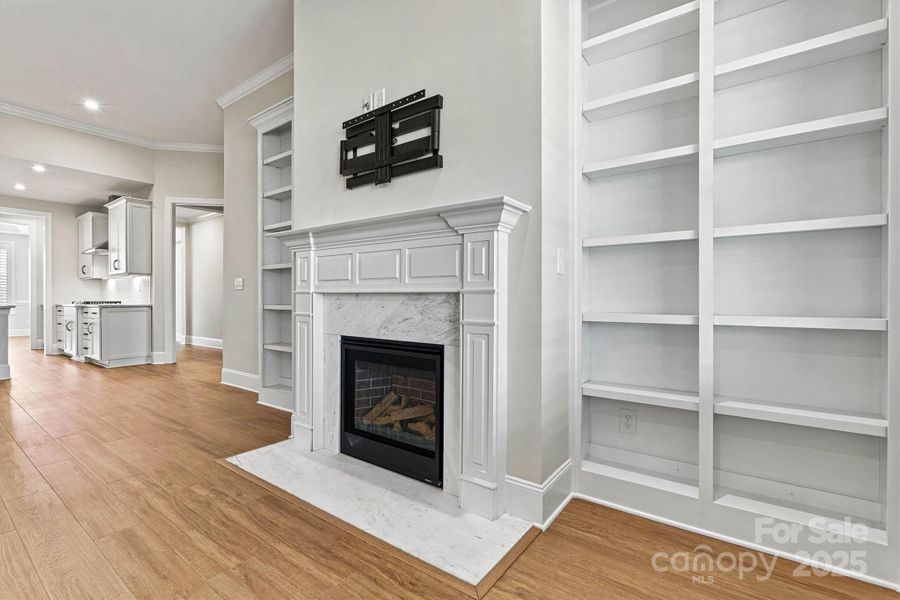 Furnished interior view inside a new home in , Charlotte (Image 17). Furnished interior view inside a new home in , Charlotte (Image 17).