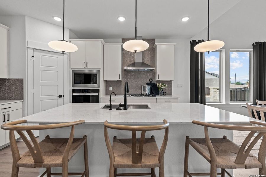 Furnished interior view inside a new home in Bison Ridge, San Antonio (Image 23).