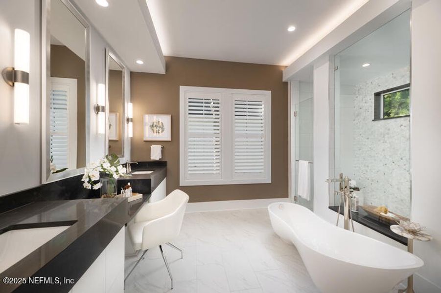 Furnished interior view inside a new home in , Ponte Vedra (Image 11).