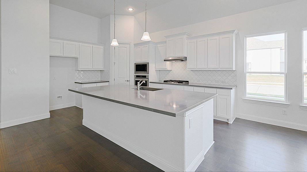 Representative furnished interior of a home built from the Villanova by DRB Homes in Brookewater, Rosenberg (Image 5).