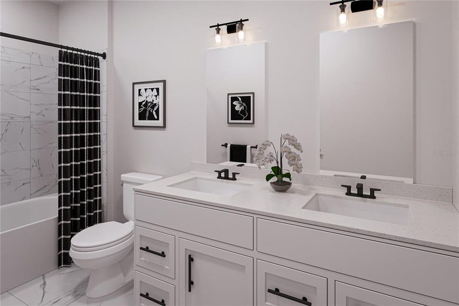 Furnished interior view inside a new home in Lake Mattie Preserve, Auburndale (Image 11). Furnished interior view inside a new home in Lake Mattie Preserve, Auburndale (Image 11).