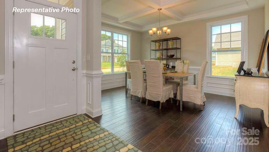 Furnished interior view inside a new home in Sanctuary at Southgate, Indian Trail (Image 5).