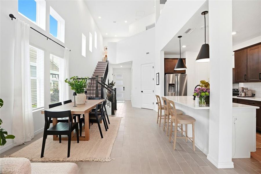Furnished interior view inside a new home in , Wesley Chapel (Image 17). Furnished interior view inside a new home in , Wesley Chapel (Image 17).