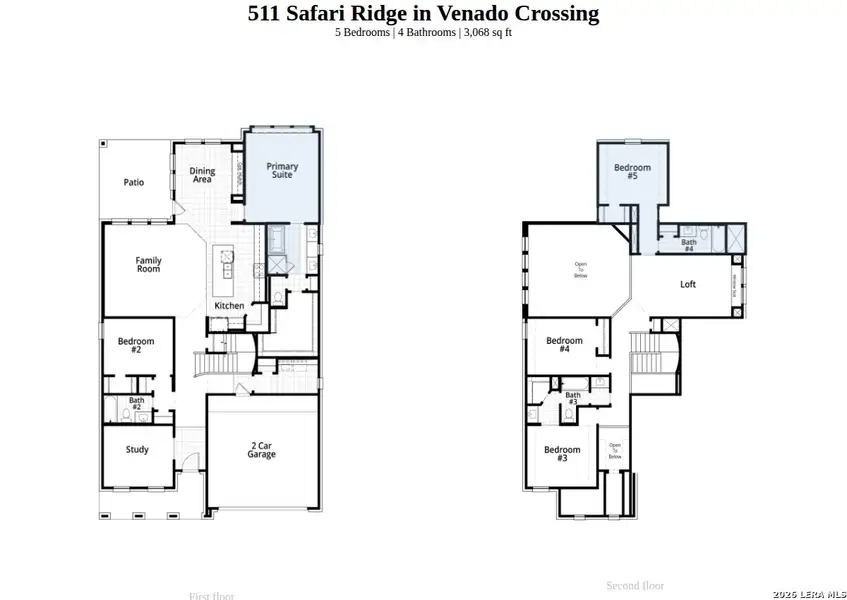 2D floor plan layout of this home in Venado Crossing, Cibolo, TX (Image 3). 2D floor plan layout of this home in Venado Crossing, Cibolo, TX (Image 3).