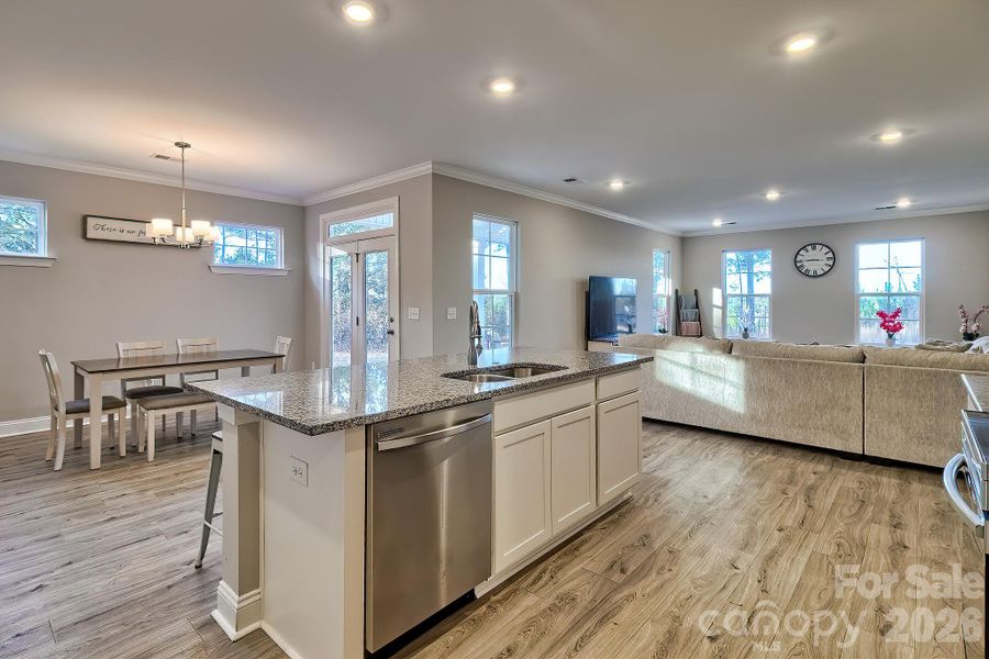 Furnished interior view inside a new home in , Kershaw (Image 13).