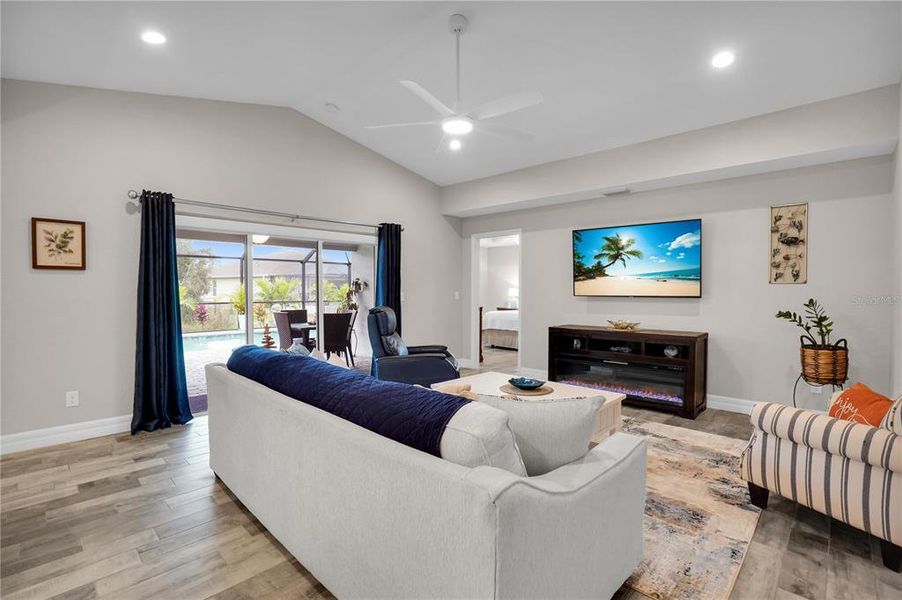 Furnished interior view inside a new home in , Port Charlotte (Image 8). Furnished interior view inside a new home in , Port Charlotte (Image 8).