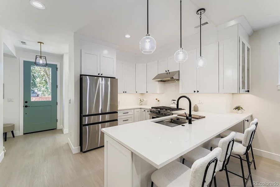 Furnished interior view inside a new home in , Denver (Image 15).