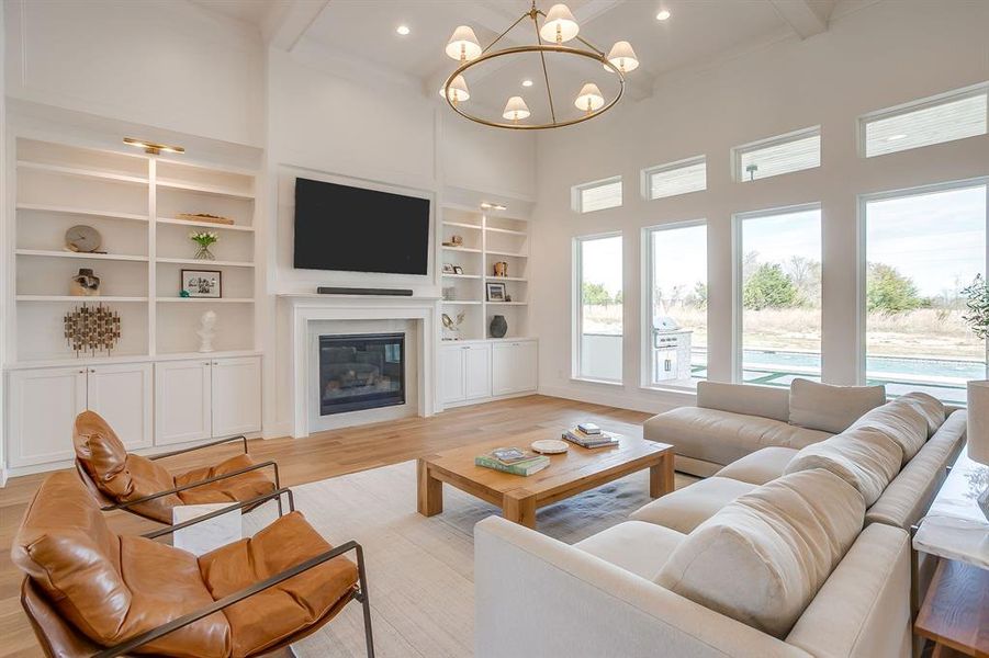 Furnished interior view inside a new home in , Aledo (Image 6).