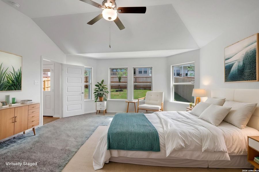 Furnished interior view inside a new home in Mesquite Ridge, San Antonio (Image 8).