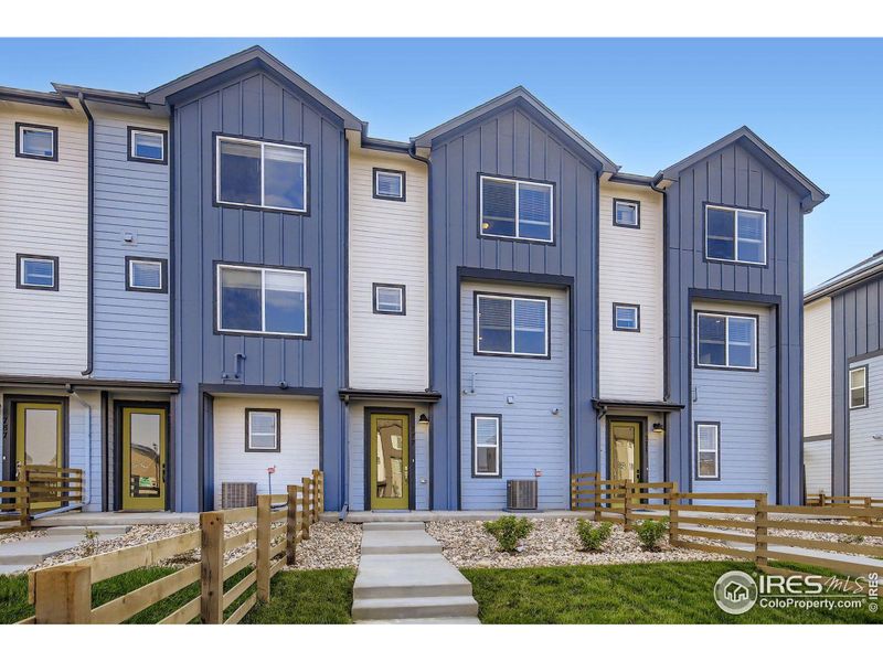 Private front yard Private front yard